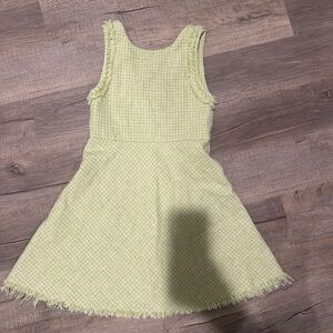 Zara Light Green Kids Casual Dress
